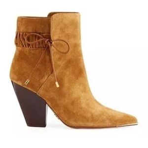 Brand new Tory Burch Lila Suede Scrunch Booties